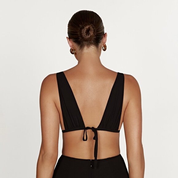 NWT MESHKI Daisie Chiffon Top M - Picture 2 of 4